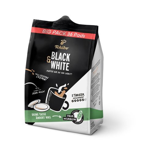 Tchibo - Black & White Pads - 432 Pads - Intensität: 5/6