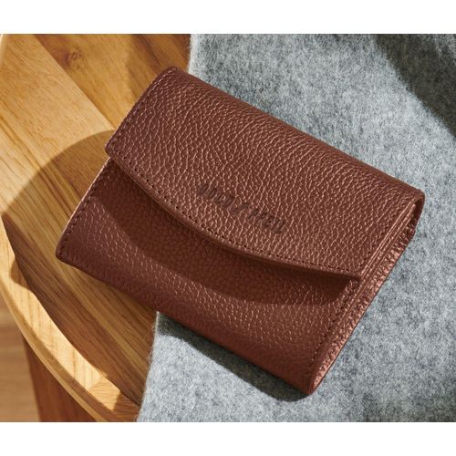 Tchibo - Portemonnaie »Goldpfeil« - braun