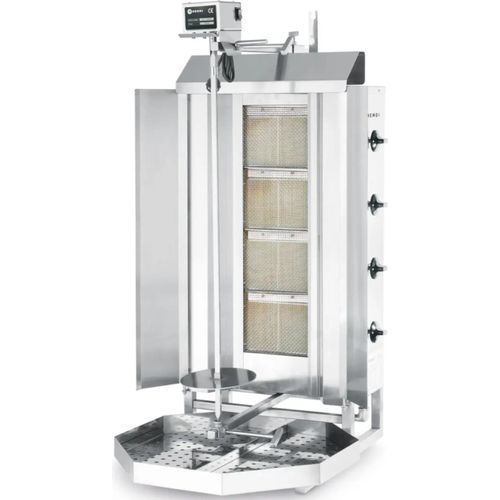 Gas-Gyros-Kebab-Ofen mit Hitzeschild Profi Line - Hendi 226001