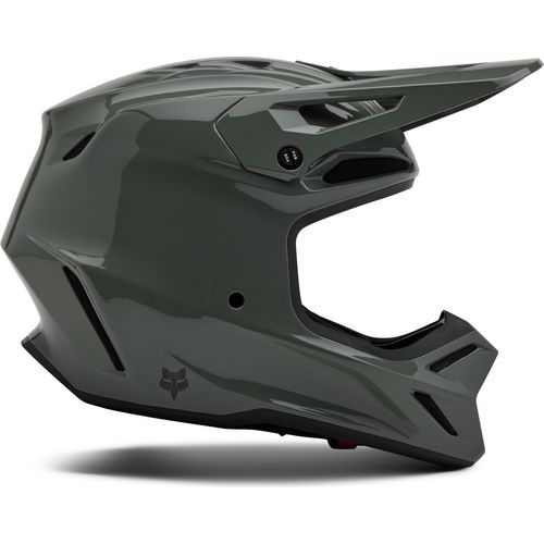 FOX V3 RS Carbon Solid MIPS Motocross Helm, grau, XS (53/54)