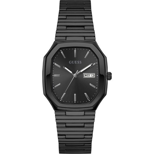 Guess Herren Uhr Armbanduhr OLIVER GW0978G4 Edelstahl schwarz