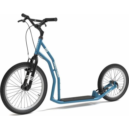 Tretroller Roller Scooter Kickbike Cityscooter Yedoo Three Y40 20/16 blau