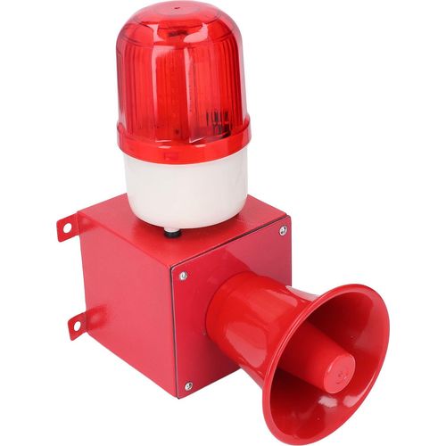 Industrielle Alarmanlage 115db LED High Power Sirene hörbar visuellen Alarm Horn für Sicherheit Wandmontage EU-Stecker 220V