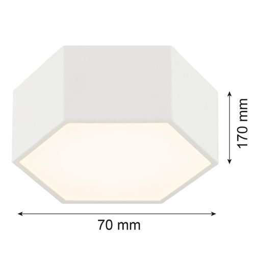 LED-Deckenleuchte Libre, cremeweiß, Stahl, 3.000 K