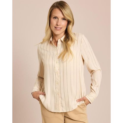 Bluse mit Glanzgarnstreifen