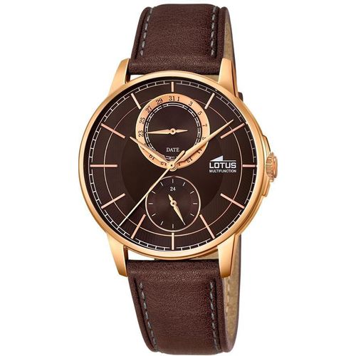 Lotus by Festina Uhr Herren Armbanduhr 18324/3 Leder braun