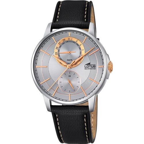 Lotus by Festina Uhr Herren Armbanduhr 18323/1 Leder schwarz