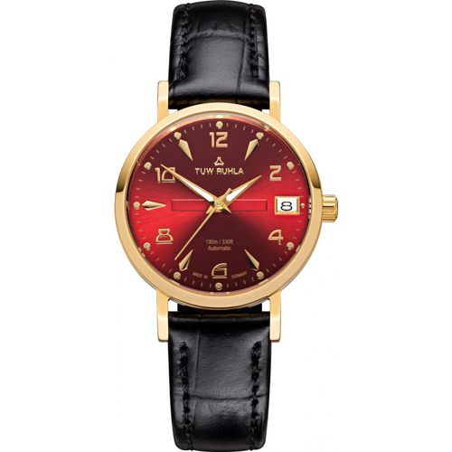 TUW Ruhla Thuringia Vintage 11132-043504 Damen Automatikuhr Klassisch schlicht