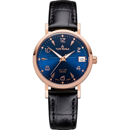 TUW Ruhla Thuringia Vintage 11132-054505 Damen Automatikuhr Klassisch schlicht