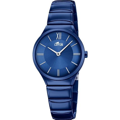 Lotus Damenuhr Armbanduhr 18491/1 analog Damen Uhr blau