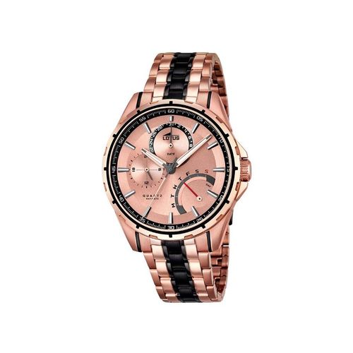 Lotus Uhr Herren Armbanduhr Edelstahl kupfer schwarz 18204/1