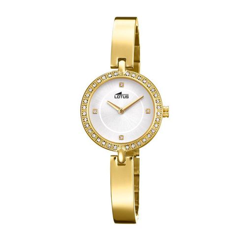 Lotus Damen Armbanduhr Uhr Edelstahl golden 18548/1