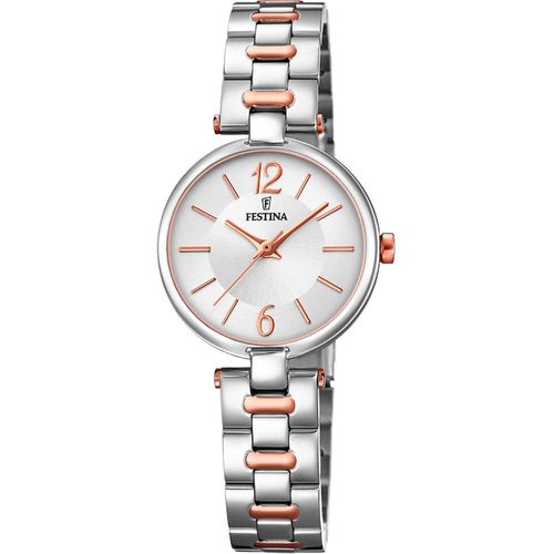 Festina Damen Uhr F20312-2 Edelstahl Quarz