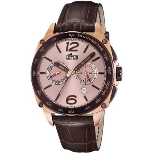 LOTUS Herren-Uhr - Smart Casual - Analog Chronograph - Quarz - leder - UL18217/2