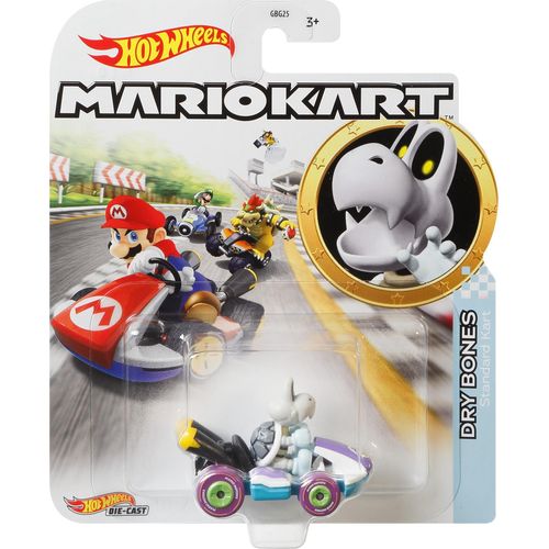 Hot Wheels Mario Kart die Cast: Dry Bones