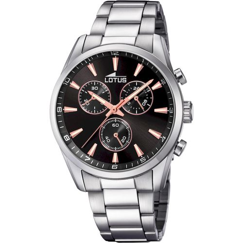 Lotus Herrenuhr Chronograph 18365/7 Edelstahlarmband