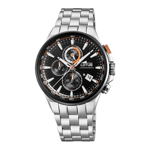 Herrenuhr Armbanduhr Lotus Uhr 18586/6 Edelstahl Chronograph