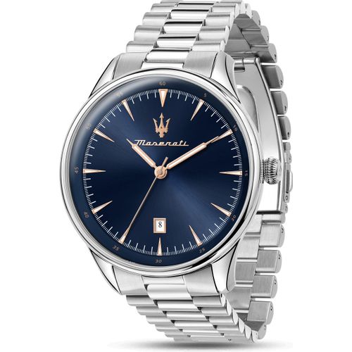 MASERATI Quarzuhr QUARZUHR Edelstahl silber