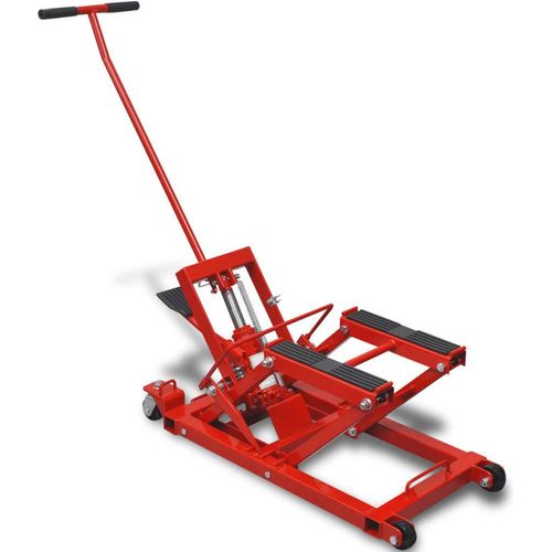 Hydraulische Motorrad-Hebebühne ATV 680 kg rot
