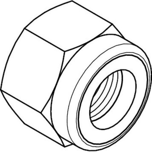 DIN 6924 Sechskantmutter mit Polyamidklemmteil, 10 galZn M20 HP 50 Stk