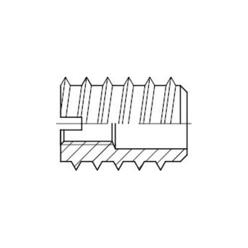 DIN 7965 Einschraubmutter (Schraubdübel), MS M6x20x12 HP 100 Stk