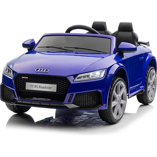 Kinder Elektro Auto Audi TT RS Roadster mit Fernbedienung Usb und Mp3 Anschluss 12V Blau
