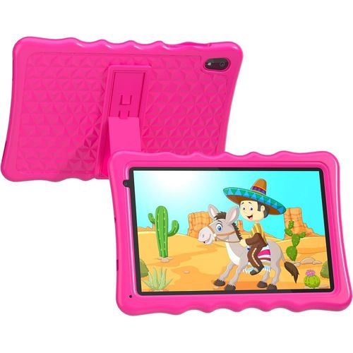 Kinder-Tablet, 10,1 Zoll Android 13 Tabletten Kinder, 4GB RAM 32GB ROM 5000mAh Akku, Kleinkind Tabletten Bluetooth, WiFi, Kindersicherung, Dual-Kamera,