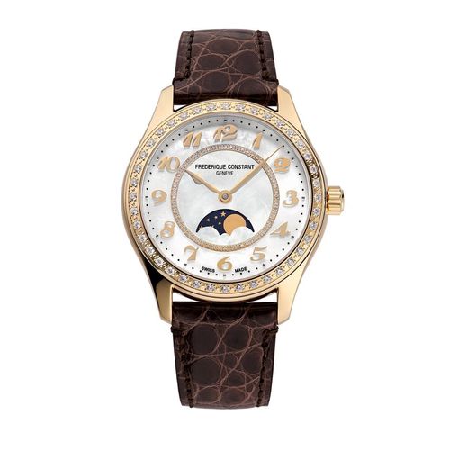 Frederique Constant Geneve ELEGANCE FC-331MPWD3BD5 Damen Automatikuhr Mondphase