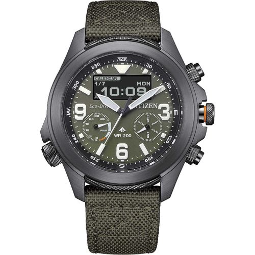 Chronograph Citizen Grün Kollektion Promaster Land - mann