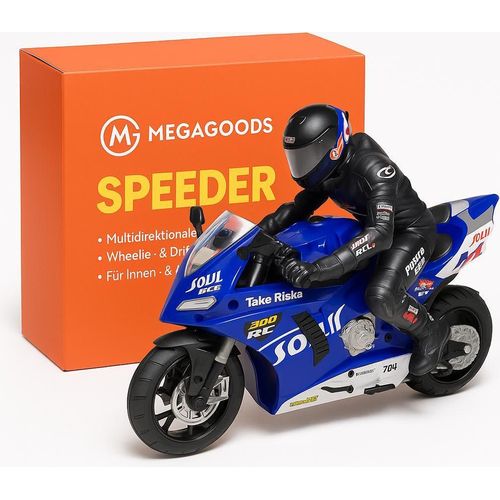 RC Motorrad 1/6 Elektro Rennbike 4CH High Speed Racing DE.