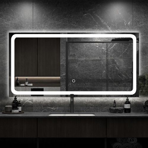 Lumoire® Badspiegel mit beleuchtung – 120 cm Rechteckig – Mit Anti-Beschlag
