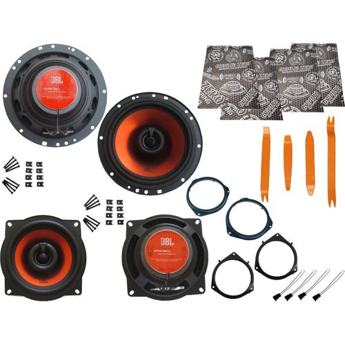 JBL Boxen Set für Opel Zafira A Bj 99-05 Tür vorne hinten Dämmmatte Bügel 720 W
