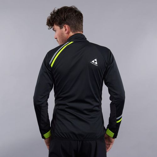 FISCHER Light Jacket Evolution Langlaufjacke Schwarz und Gelb XXL