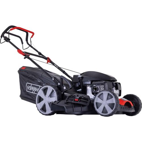Scheppach Benzinrasenmäher MS170-51H - 4,56PS | Honda-Motor | 51cm Schnittbreite | 60L Fangbox | 6-stufige Schnitthöhenverstellung