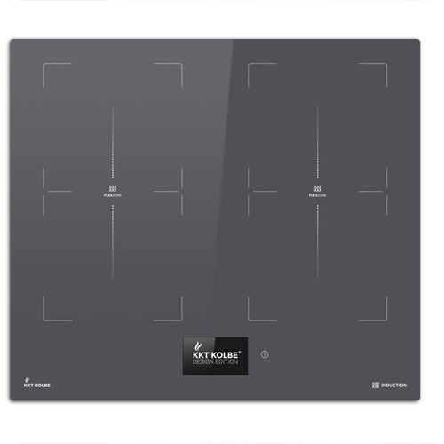 Induktionskochfeld 60 cm / TFT-Touchdisplay / Autark / 7,2 kW / 4 Zonen / 2 Flexzonen / 9 Stufen / Rahmenlos / Schnellaufheizung / BBQ-Funktion / IND5905TFT