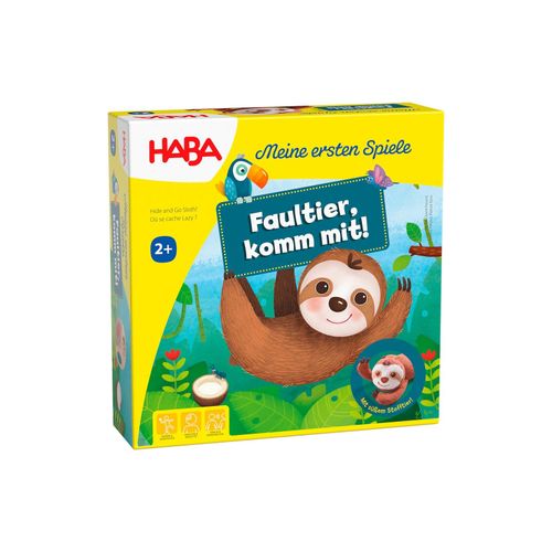 HABA Unisex Lernspielzeug Meine ersten Spiele – Faultier, komm mit! 1er Pack