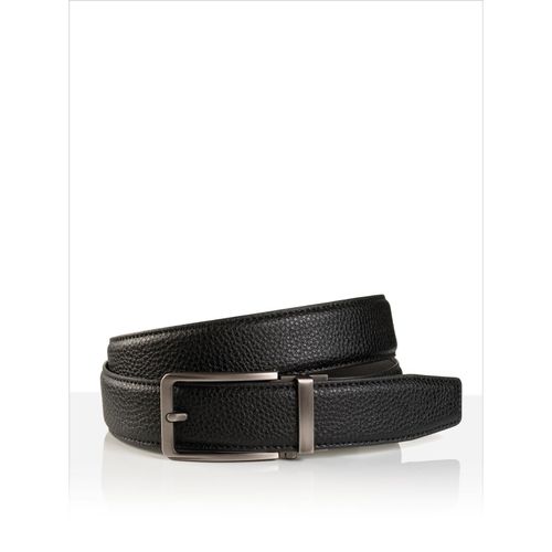 Monti Herren Ledergürtel YALE 3,5cm breit, Automatikschließe Stufenlos 1er Pack