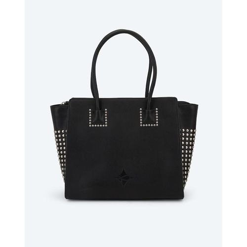 Shopper mit Nieten und Logoprägung