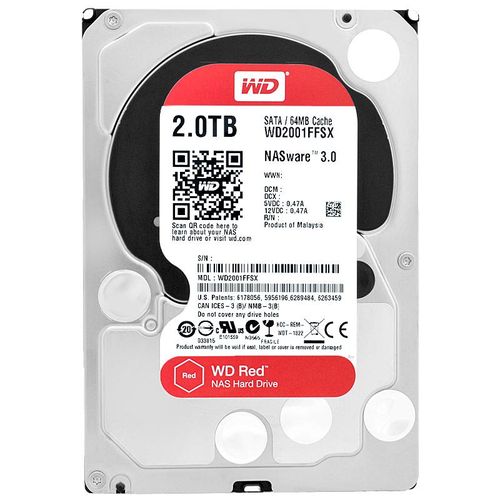 Western Digital Red Pro 2TB WD2001FFSX 7200 RPM 64MB SATA III 3.5