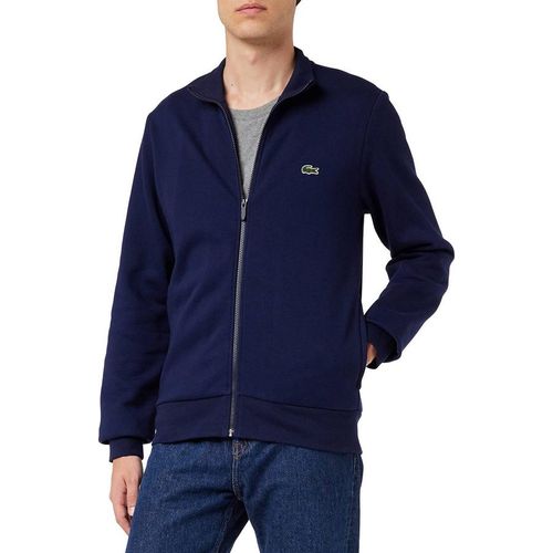 Lacoste Trainingsjacke mit Logo, Blau S