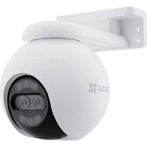 EZVIZ 4K Dual-Lens Kamera Überwachung aussen, PTZ WLAN Kamera mit 30m Farbnachtsicht, KI Personen-/Fahrzeugerkennung, Auto-Tracking und aktive Verteidigung, H80x