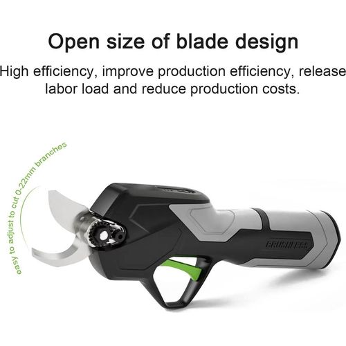 0-22mm Cordless Electric Pruner Pruning Schere Effiziente Obstbaum Bonsai Beschneiden Äste Cutter Landscaping Tool