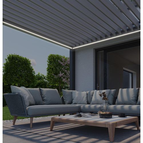 LED-Streifen BIOHORT, transparent, Lichterketten, 4-seitig umlaufende dimmbare Beleuchtung