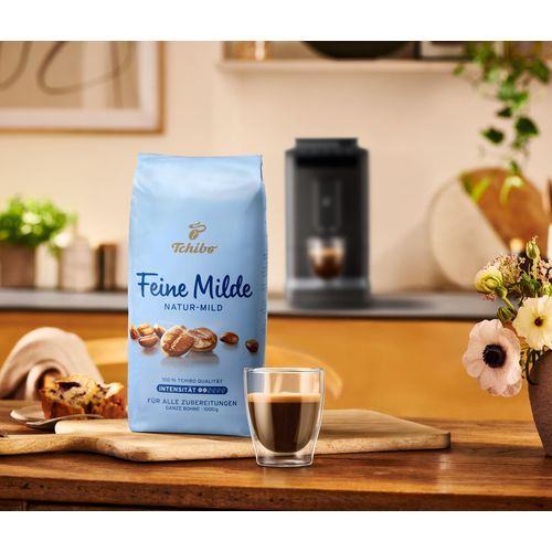 Tchibo - Feine Milde - 8 x 1 kg Ganze Bohne - Intensität: 2/6