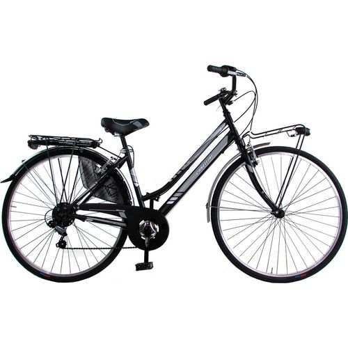 Citybike Canellini Moving 28' Sthal - Schwarz/Grau