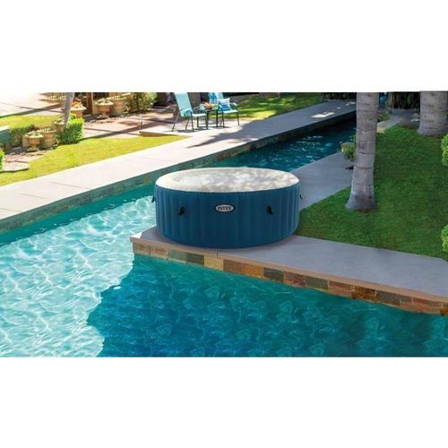 INTEX BLUE ONE runder aufblasbarer Whirlpool – 4 Plätze – Ø1,80 m – Blau