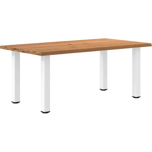 Esstisch Hellbraun 180x100x74 cm Massivholz Eiche Rechteckig