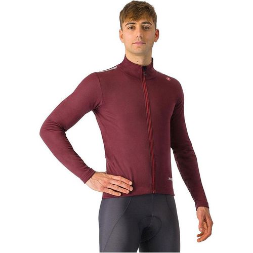 CASTELLI Fahrrad-Thermojacke - ESPRESSO AIR - bordeaux XL
