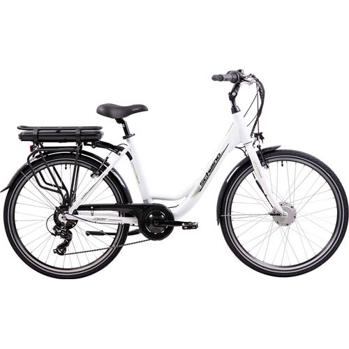 Schiano E-Moon E Bike City 26 Zoll Damenfahrrad 155-165 cm Pedelec 7 Gang 468 Wh Hollandrad Pedelec