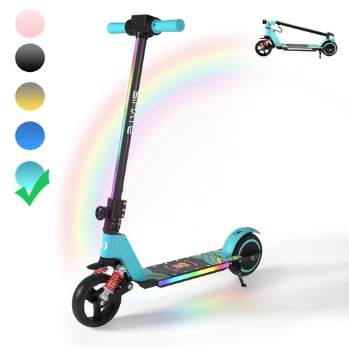 Elektroroller, 130 W Motor/Höchstgeschwindigkeit 14 km/h/24 V 2,5 Ah,Grün